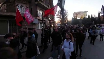Manifestació a Canet de Mar a favor de la immersió