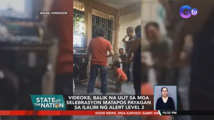 Videoke, balik na ulit sa mga selebrasyon matapos payagan sa ilalim ng Alert Level 2 | SONA