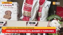 Precios de pandulces, budines y turrones