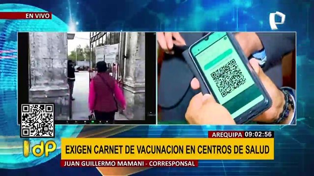 Arequipa y Tumbes: Carnet de vacunación físico o virtual obligatorio para ingresar a entidades