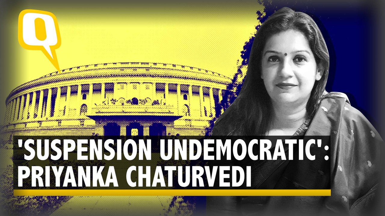 'Against Democracy': Priyanka Chaturvedi Slams Centre Over Suspension of MPs