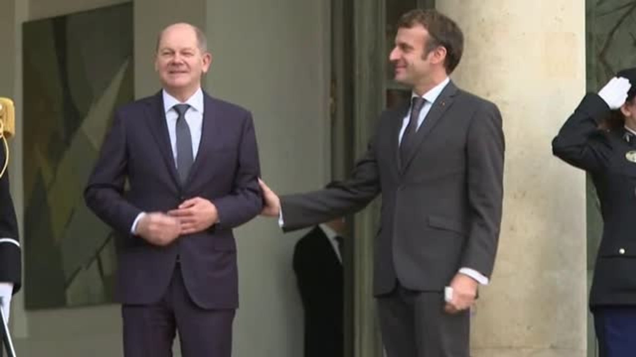Macron recibe al nuevo canciller alemán