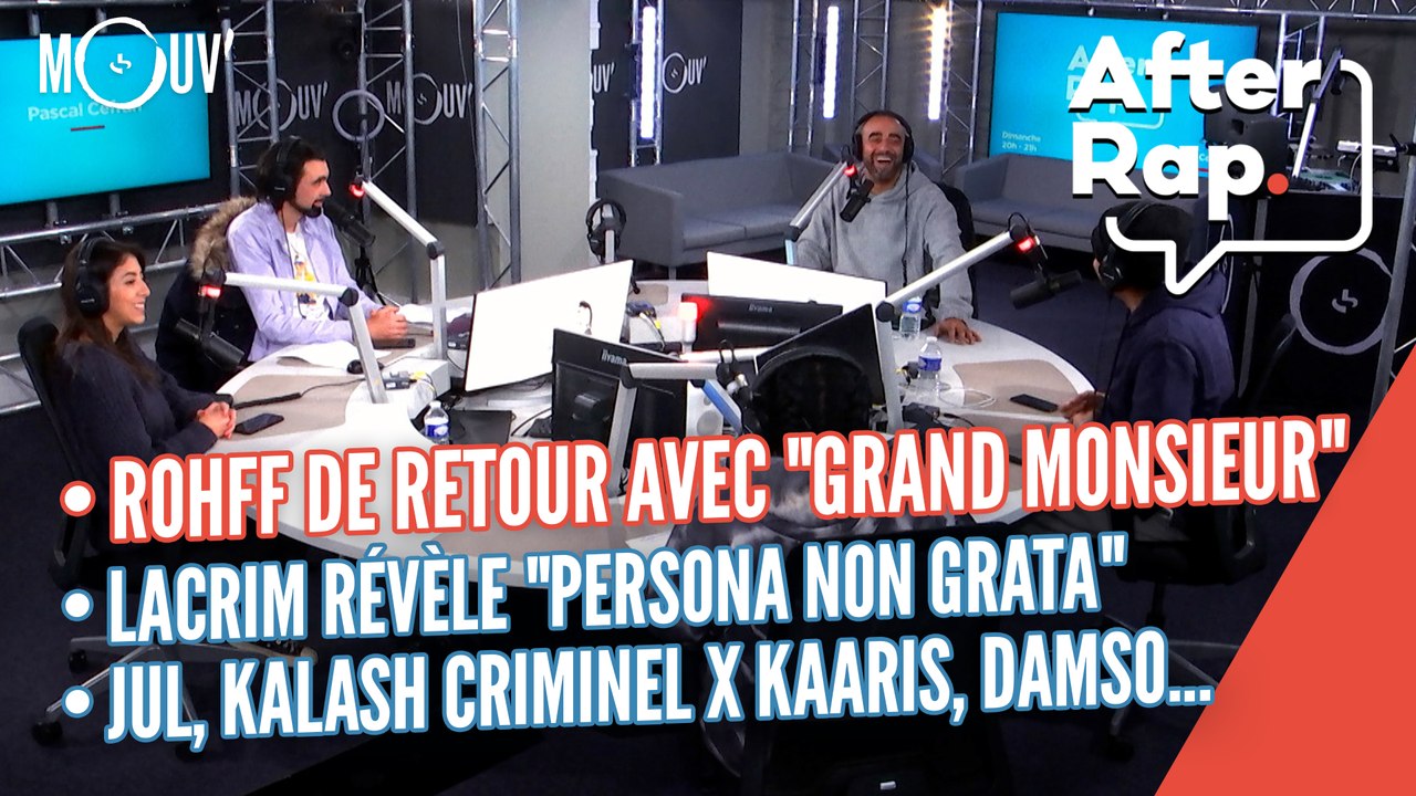 Rohff de retour avec "Grand Monsieur", Lacrim dévoile "Persona Non Grata", Jul, Damso, Sexion d’Assaut….