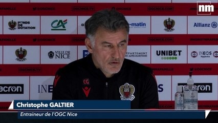 Christophe Galtier en conférence de presse avant le match contre Rennes