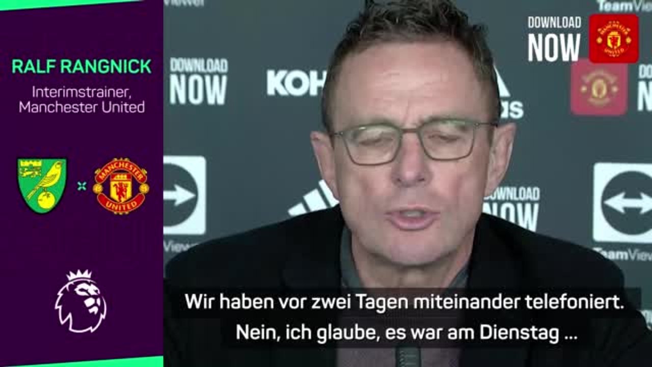 Rangnick über Pogba: "Soll heute zurückkommen"