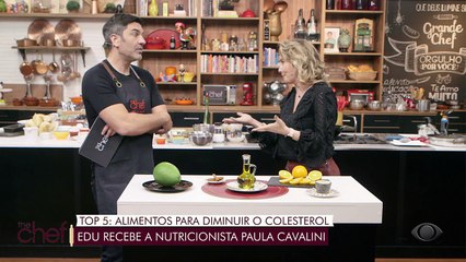 Tải video: Edu recebe a nutricionista Paula Cavalini para falar dos alimentos que diminuem o colesterol.Confira!