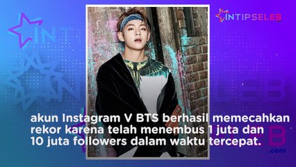 Ini 2 Rekor Dunia yang Dipecahkan V BTS Lewat Akun Instagram
