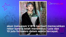 Ini 2 Rekor Dunia yang Dipecahkan V BTS Lewat Akun Instagram