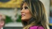 GALA VIDÉO - Melania Trump assume la sexy attitude : bronzée avec un manteau flashy et talons vertigineux