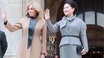 GALA VIDÉO – Brigitte Macron touche la Première dame chinoise avec une attention particulière
