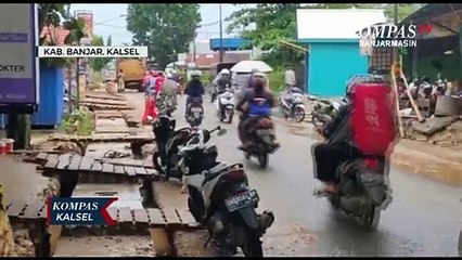 Perbaikan Jalan Menteri 4 Martapura Terancam Tidak Selesai di Akhir Tahun 2021