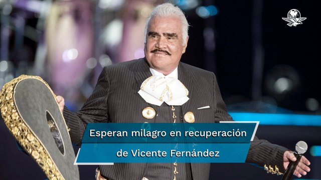 Vicente Fernández está grave, confirma Vicente Fernández Jr.