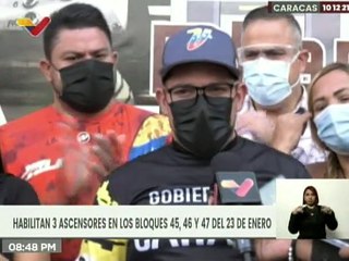 Gobierno de Caracas habilita 3 ascensores en los bloques 45, 46 y 47 de la parroquia 23 de Enero