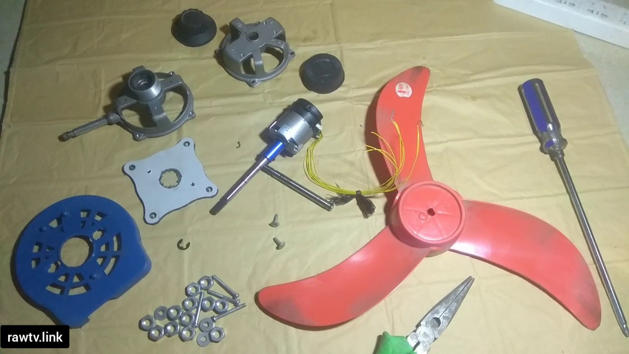 Thay motor Brushless cho quạt cây | rawTV