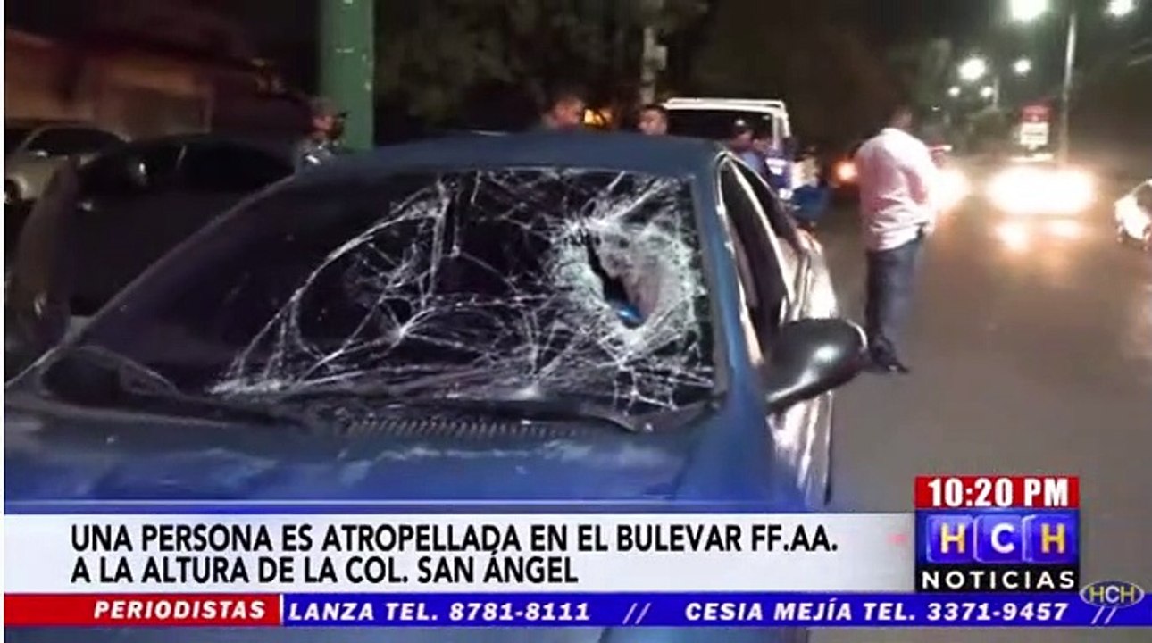 Una persona es atropellada en el bulevar Fuerzas Armadas de la capital