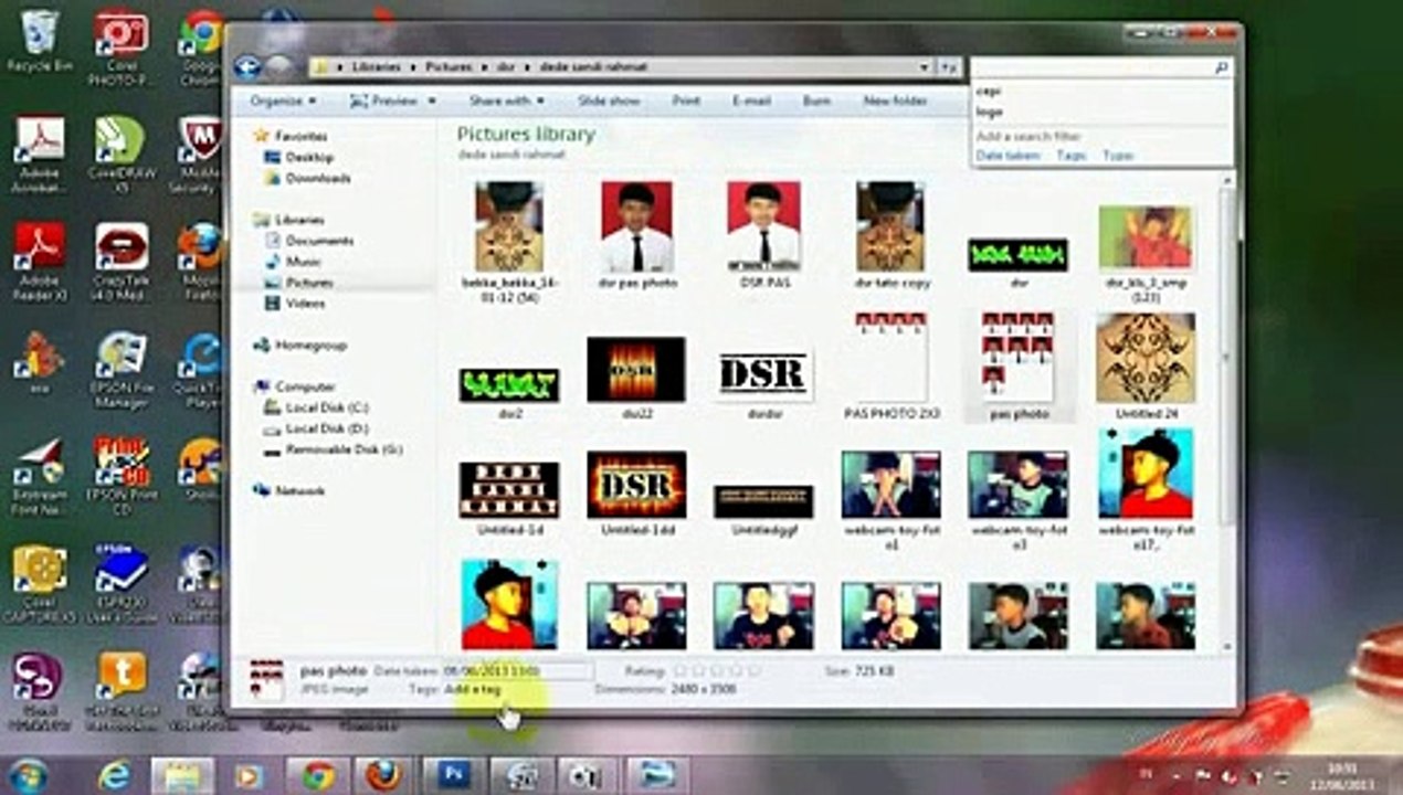 cara mudah dan cepat membuat pas photo ukuran 3x4 dengan photoshop cs3