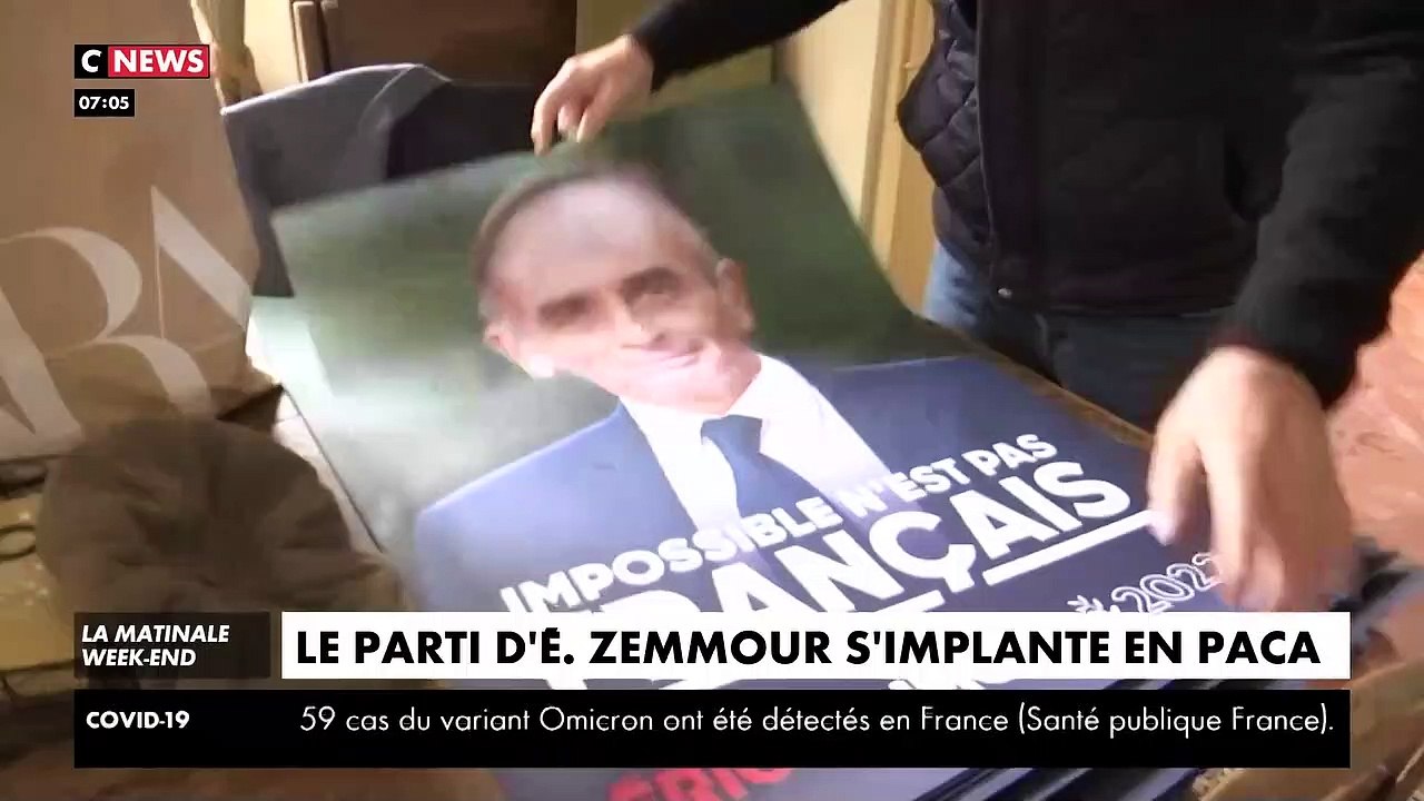 Eric Zemmour est en train de former ses équipes...
