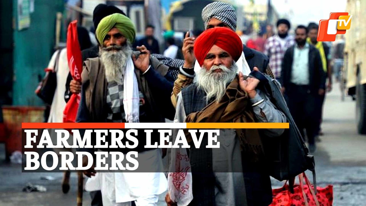 Farmer Agitation Suspended: Farmers Vacate Delhi Borders