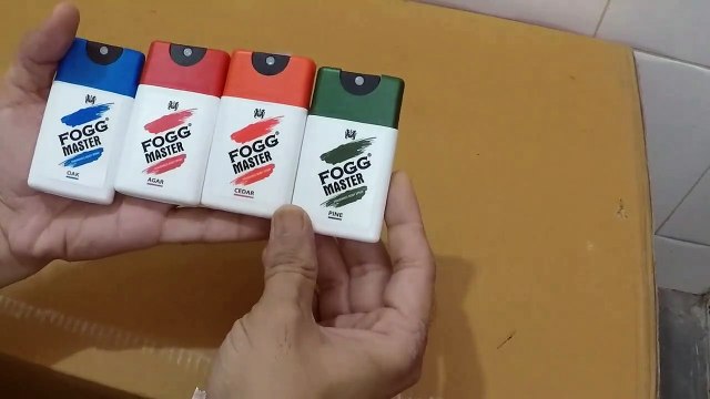 Unboxing and Review of FOGG MASTER FRAGRANCE POCKET BODY SPRAY AGAR, CEDAR, PINE, OAK