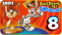 Bugs Bunny & Taz: Time Busters Walkthrough Part 8 (PS1) 100% Transylvania - Ghost Town