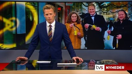 I Vejle hænger der cykler på juletræerne | Andreas Kiis Antonsen | 02-12-2021 | TV SYD @ TV2 Danmark