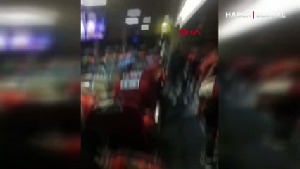 Bursa'da fırtınaya yakalanan deniz otobüsünde korku dolu dakikalar! Çığlık atan ve fenalaşan yolcular kamerada