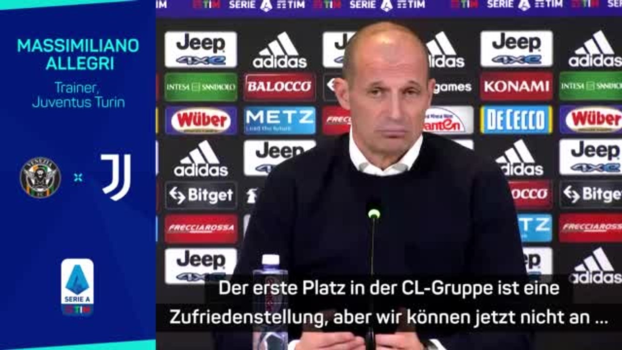 Allegri: “Juventus ist momentan wie ein Osterei”