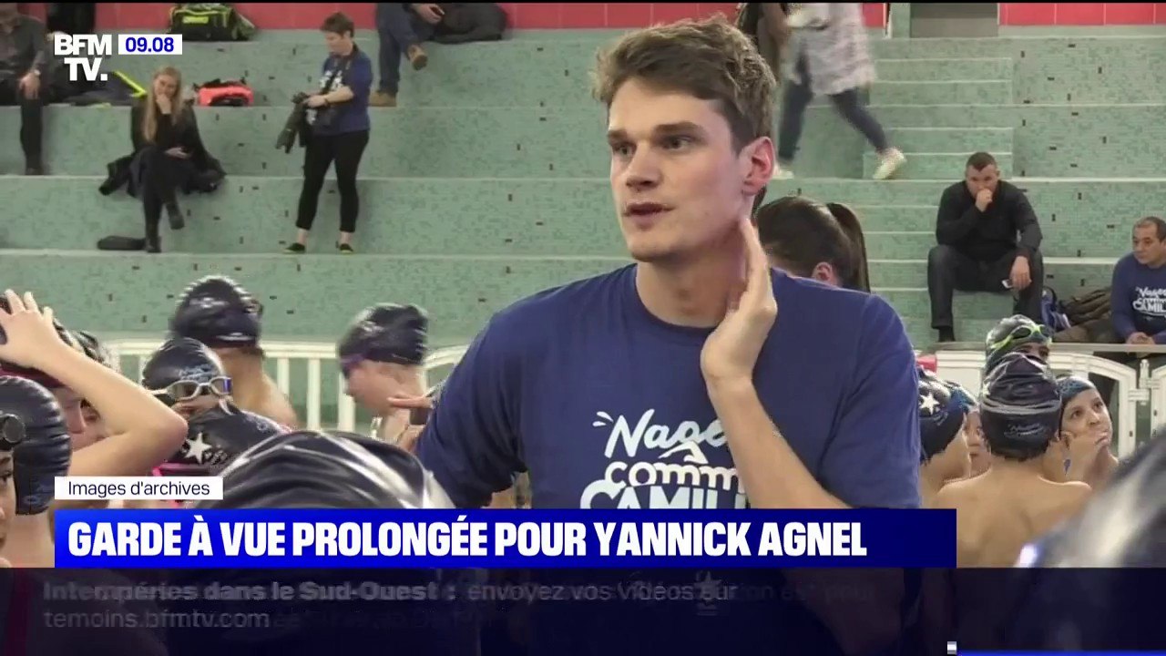 Yannick Agnel, accusé de viol et d'agression sexuelle sur une mineure de moins de 15 ans, a vu sa garde à vue être prolongée