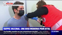 Vaccination: Gabriel Attal reçoit sa dose de rappel à Vélizy-Villacoublay, dans les Yvelines