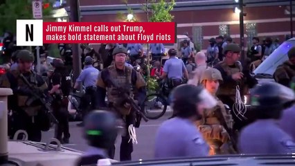 Jimmy Kimmel Calls Out Trump, Makes Bold Statement About Floyd Riots