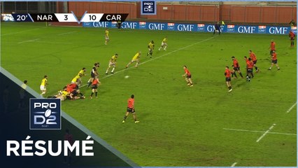 PRO D2 - Résumé RC Narbonnais-US Carcassonne: 22-27 - J14 - Saison 2021/2022