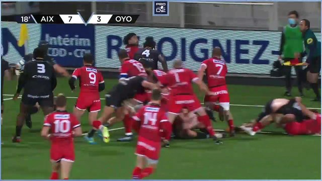 PRO D2 - Résumé Provence Rugby-Oyonnax Rugby: 27-33 - J14 - Saison 2021/2022