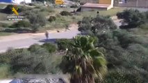 Seis detenidos por lanzar paquetes de droga por encima del vallado de Melilla