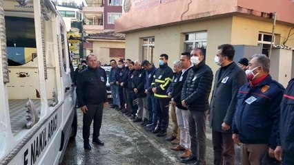 Kansere yenilen itfaiye eri için sirenler son kez çaldı