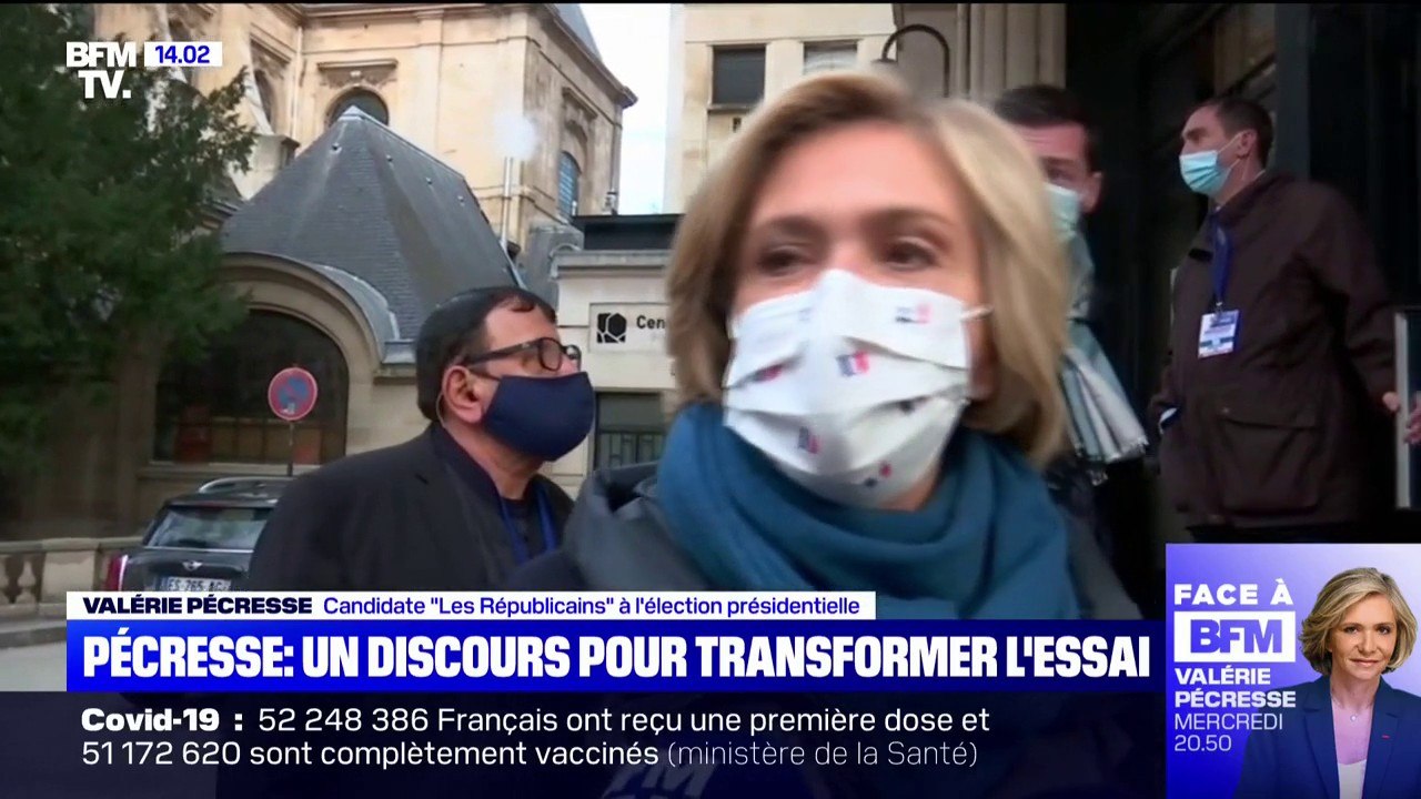 Présidentielle 2022: Valérie Pécresse "déçue d'avoir dû annuler le grand meeting" à cause du Covid-19