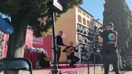 El Botifarra intervé en l'acte d'homenatge a les víctimes dels franquisme al cementiri de Paterna