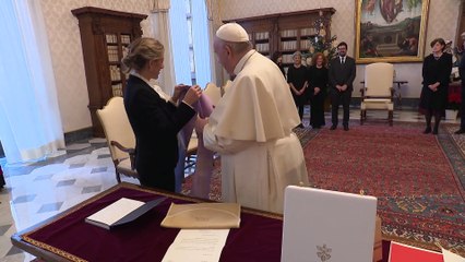 Yolanda Díaz lleva la reforma laboral a su encuentro con el Papa: "Ha sido muy emocionante"