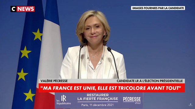 Valérie Pécresse : «pas de soumission mais un grand oui à la liberté de se dire Français à pleins poumons !»