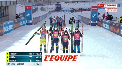 La Suède remporte le relais d'Hochfilzen - Biathlon - CM (F)