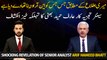 The shocking revelation of senior analyst Arif Hameed Bhatti in live program