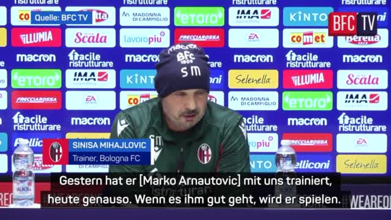 Mihajlovic: “Arnautovic lässt dich besser spielen”