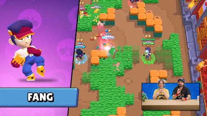 Presentación de Fang en la Brawl Talk (Brawl Stars)