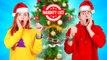 SANTA'S NAUGHTY LIST Santa Handcuffed Me To My Brother for 24 Hours by 123 GO! CHALLENGE