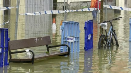 La crecida decrece en el alto Ebro pero aumenta en el curso medio