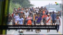 teleSUR Noticias 14:30 11-12: Caravana de migrantes llega a Ciudad de México