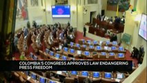 FTS 16:30 11-12: Colombia`s Congress approves law endangering press freedom