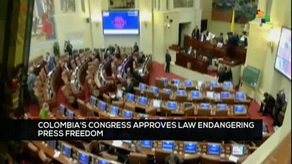 FTS 16:30 11-12: Colombia`s Congress approves law endangering press freedom