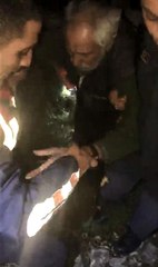 Mantar toplarken kayboldu, bulunduğunda gözyaşlarını tutamadı