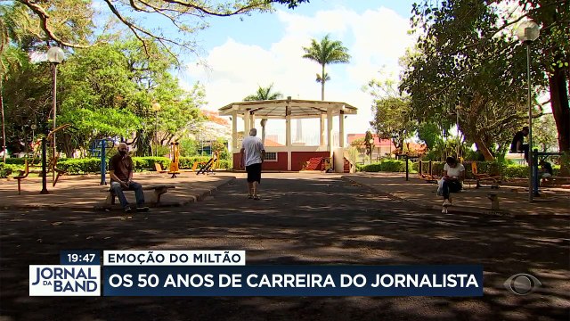 O jornalista Milton Neves completou 50 anos de carreira. E merece aquela homenagem, né?