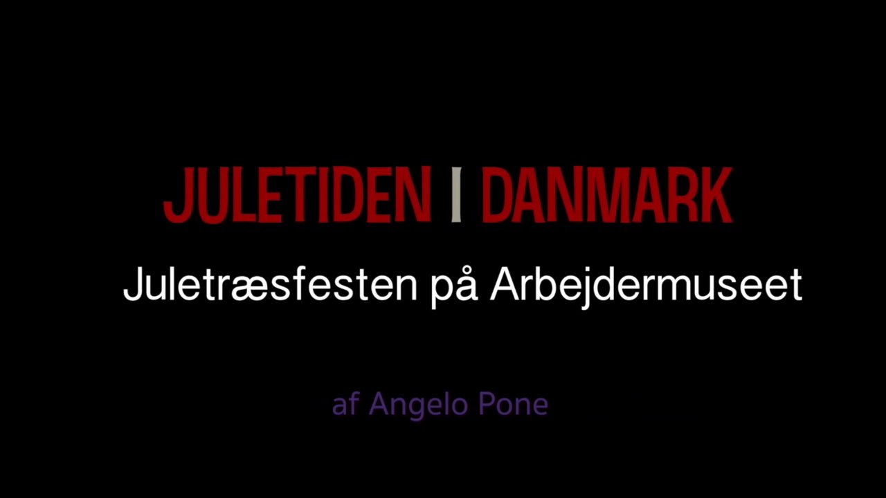 Juletræsfesten på Arbejdermuseet